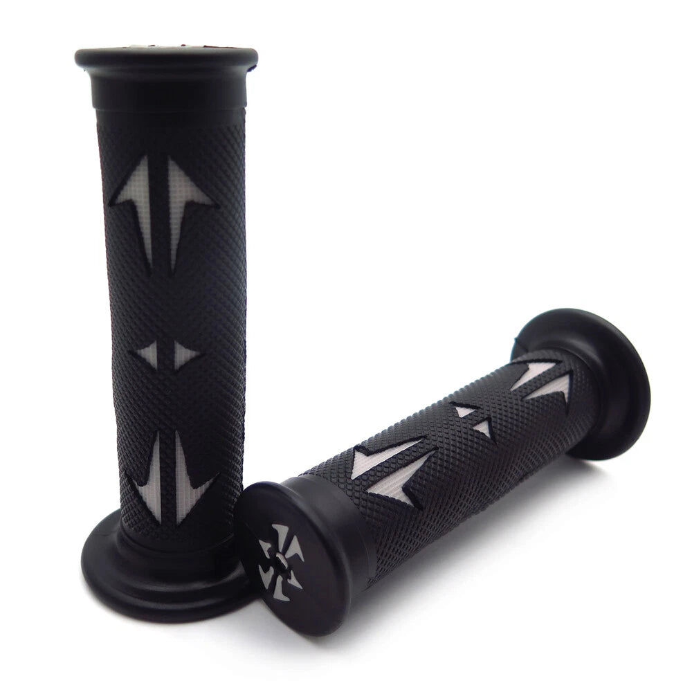 Set of 2 Rubber Hand Grips for Yamaha Dirt Bike (7/8" Left, 1" Right)
