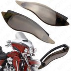 Side Wings Air Deflectors for Harley Davidson Touring FL (2014–2017) ABS Smoke