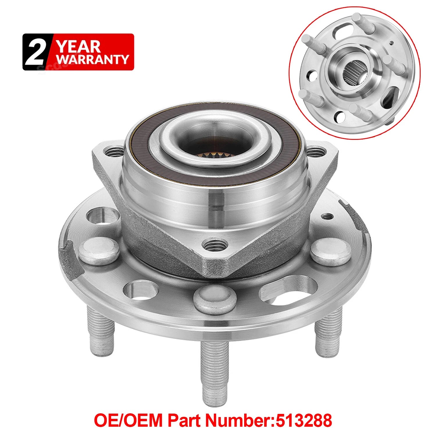 Front Wheel Bearing Hub for Chevrolet Equinox (2010–2017)