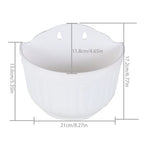 Set of 2 Wall Hanging Planters for Indoor Outdoor Use