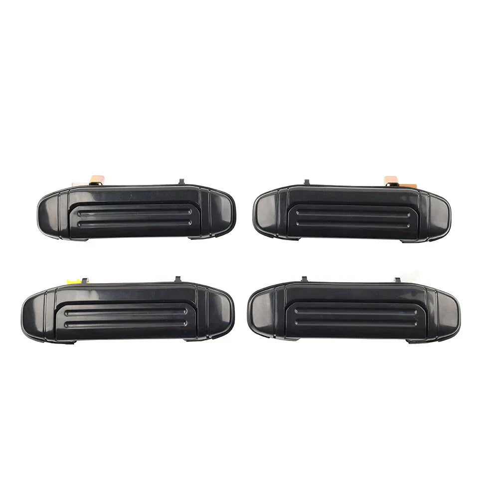 4Pc Outer Door Handle Set for Mitsubishi Pajero Montero (1992-2000) Black