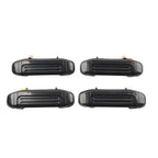 4Pc Outer Door Handle Set for Mitsubishi Pajero Montero (1992-2000) Black