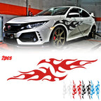Flame Decal Set for Auto Graphic Body Car Truck Vinyl Sticker (12"x 48")