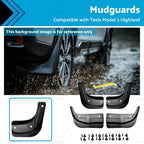 Mudguards for Tesla Model 3 Highland (2023–2025)