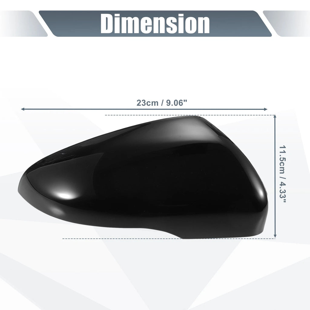 Right Mirror Cover Cap Gloss Black for Volkswagen Golf MK6, Touran (2010–2014)