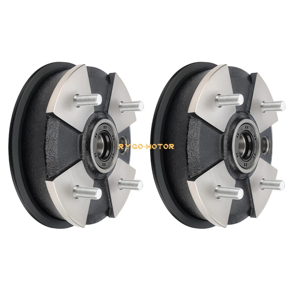 2 Front Brake Drum for Honda FourTrax TRX200 TRX200D (1990–1997) 44600-HM8-000