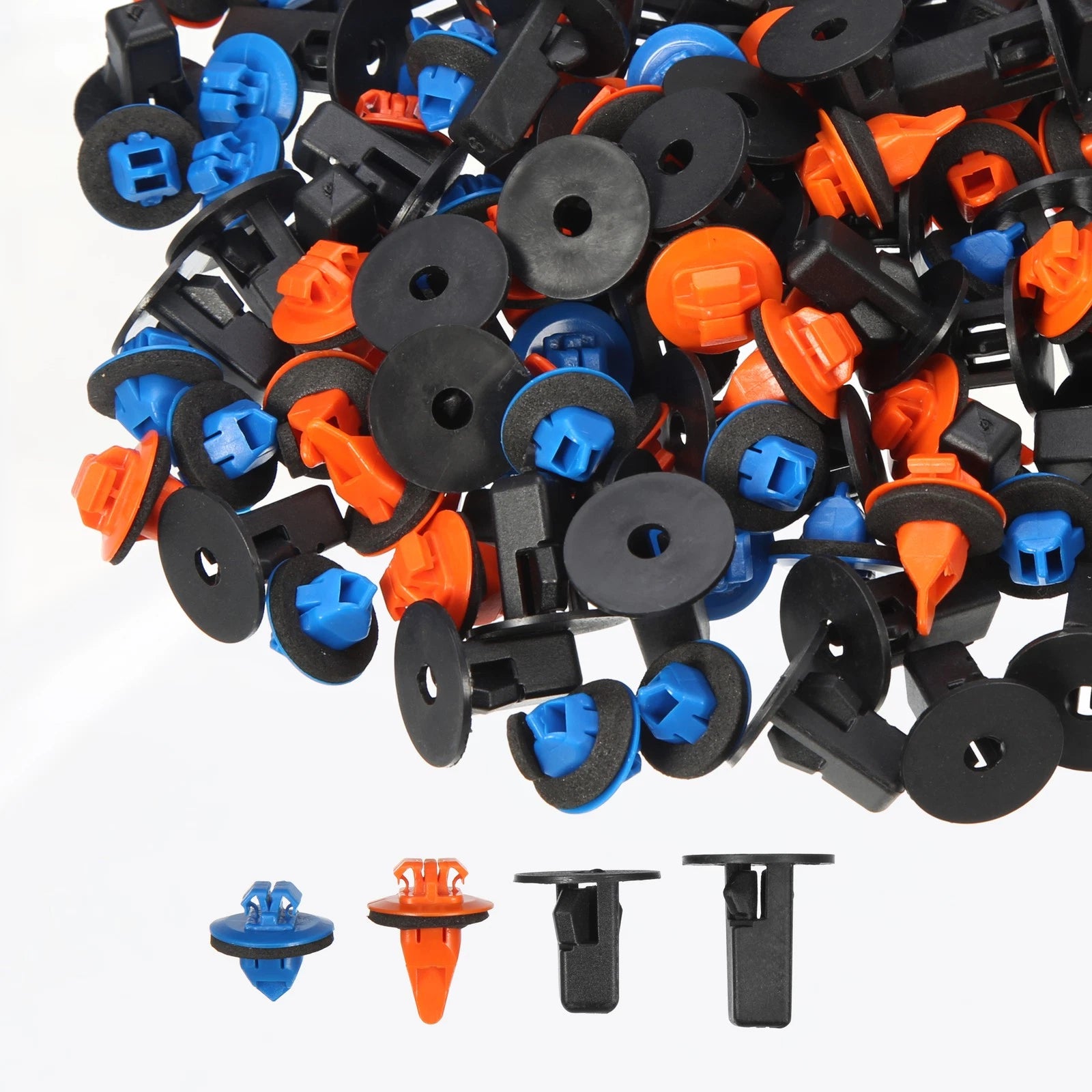 120 Pcs Retainer Fastener Clip Rivet Kit for Toyota 4Runner (2010–2023)