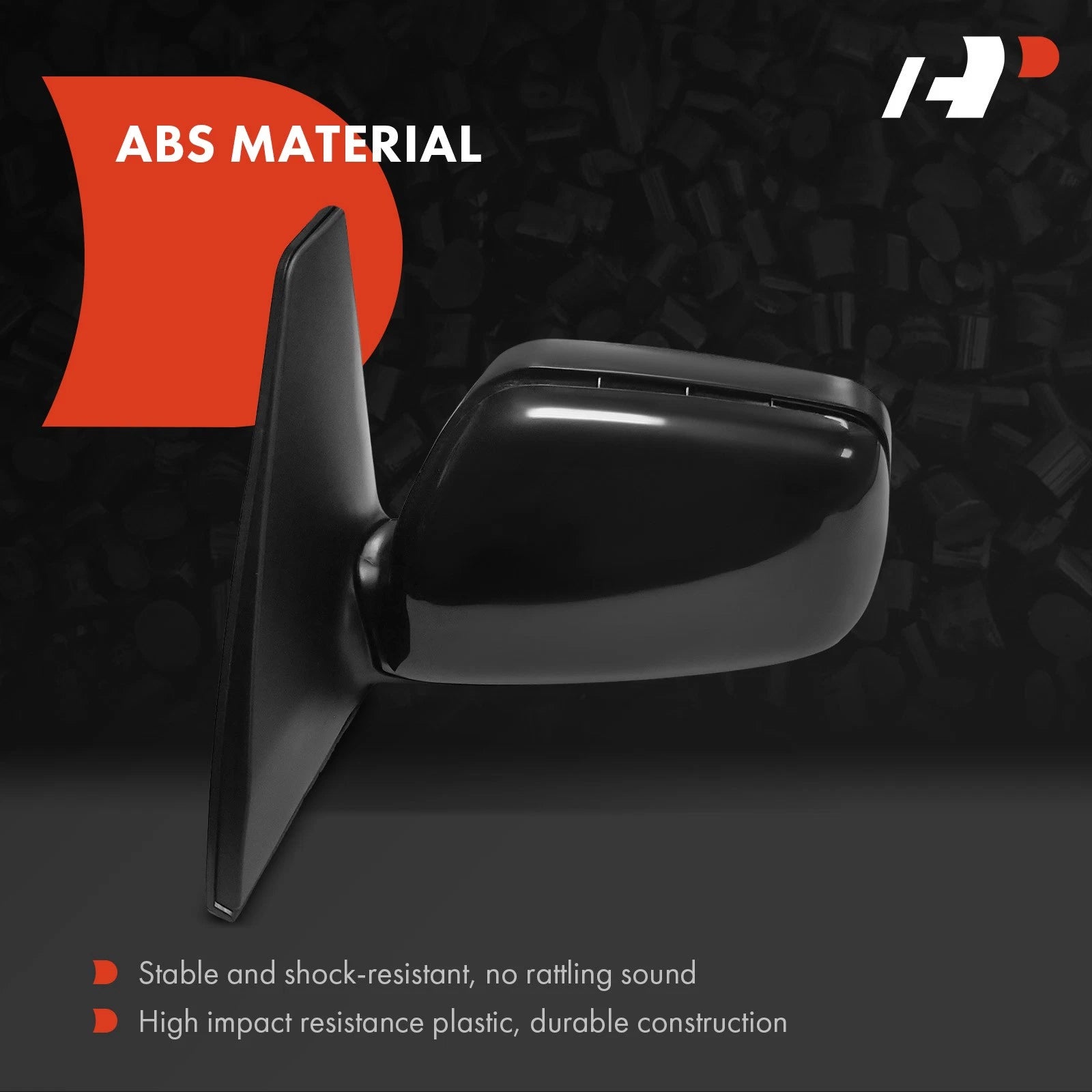 Driver Manual Mirror for Toyota RAV4 (2001–2005) Textured L4 2.0L 2.4L