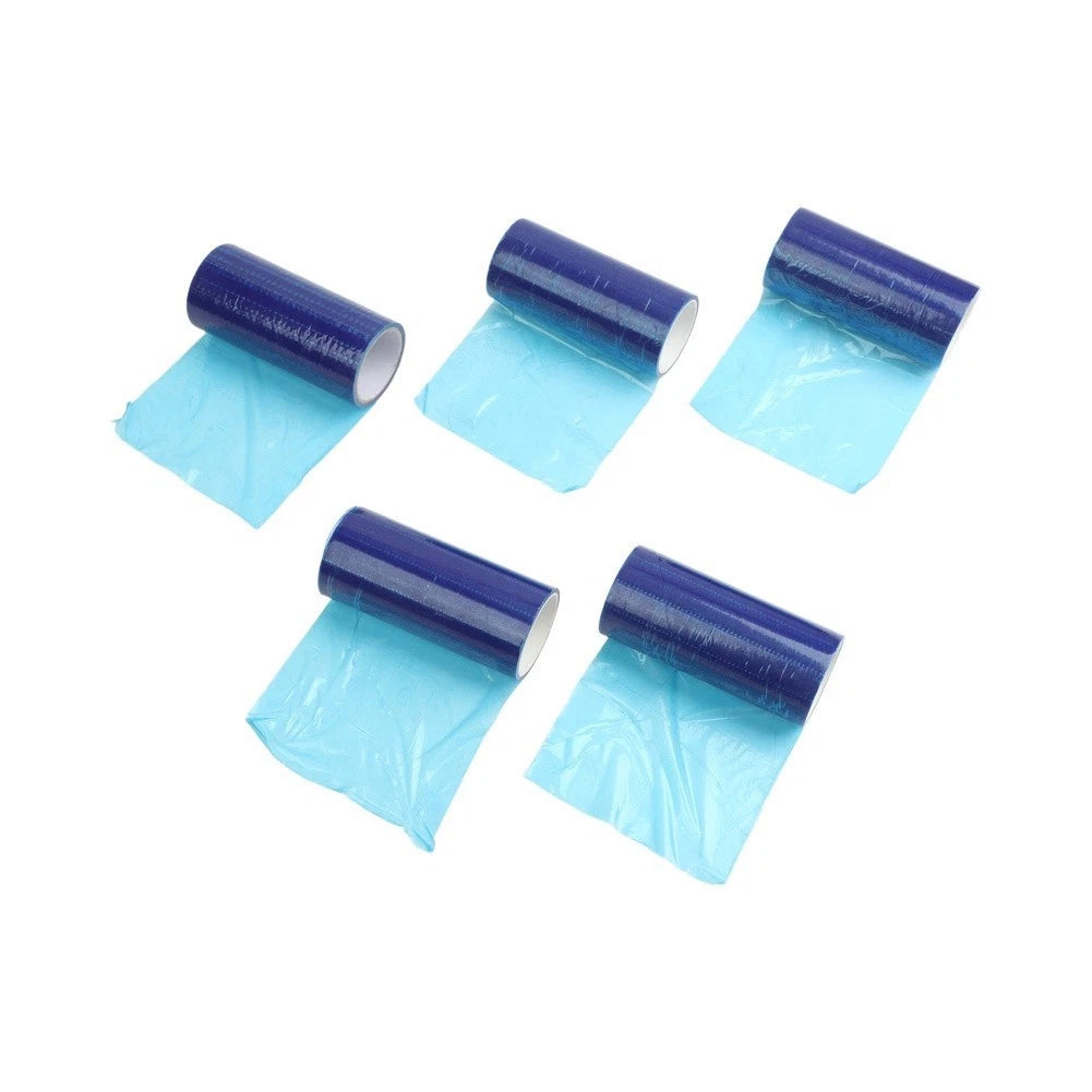 Disposable Blue Film Roll 10cm x 15cm for Residue-Free Surface Protection