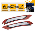 2X Front Bumper Reflector for BMW 3 Series E90 E91 (2009–2011) 63147205398 Clear