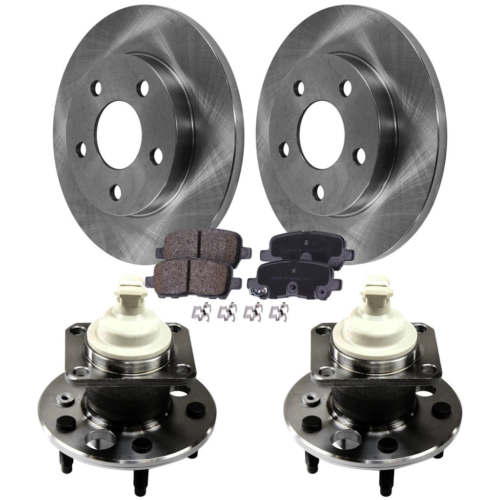 Set of 2 Wheel Hubs for Chevy (W/ ABS)