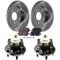 Set of 2 Wheel Hubs for Chevy (W/ ABS)