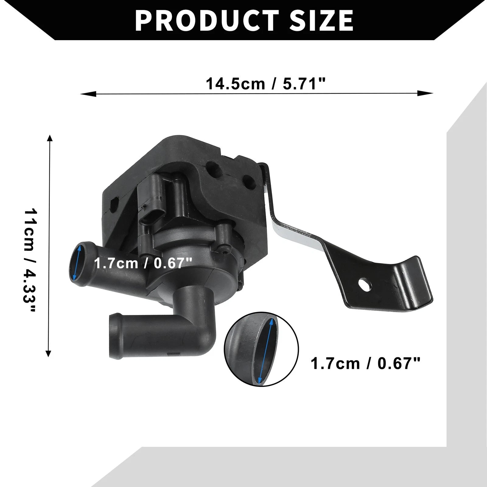 Auxiliary Water Pump for BMW F10 F12 F13 (2010–2019) No. 64119253081