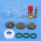 TIG Torch Set #12 18 Gas Lens-Collet Kit Cup 2.4mm for Welding