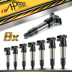 Set of 8 Ignition Coils for Cadillac SRX (2007–2009) DTS Buick Lucerne (2007–2011)