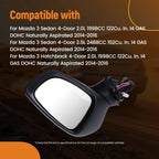 Right Side Mirror for Mazda 3 (2014–2016) BHS269121E-PFM Power