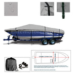 Fishing Boat Cover for Bass Tracker TX 175 (Trailerable)