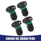 Set of 4 ABS Auto Engine Oil Drain Plugs for Mercedes-Benz C63 (2016) 0029902017