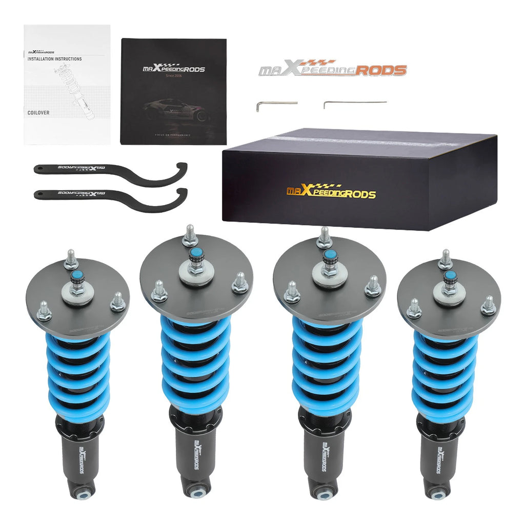 24-Way Adjustable Coilovers Shocks & Springs for Lexus LS400 (1990–1994)