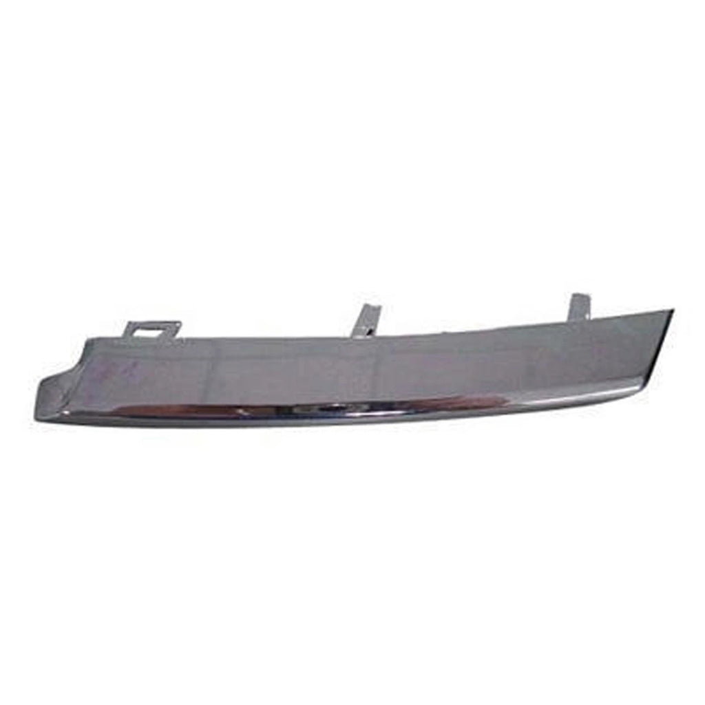 Replacement Chrome Plastic Front Driver Side Upper Grille Molding