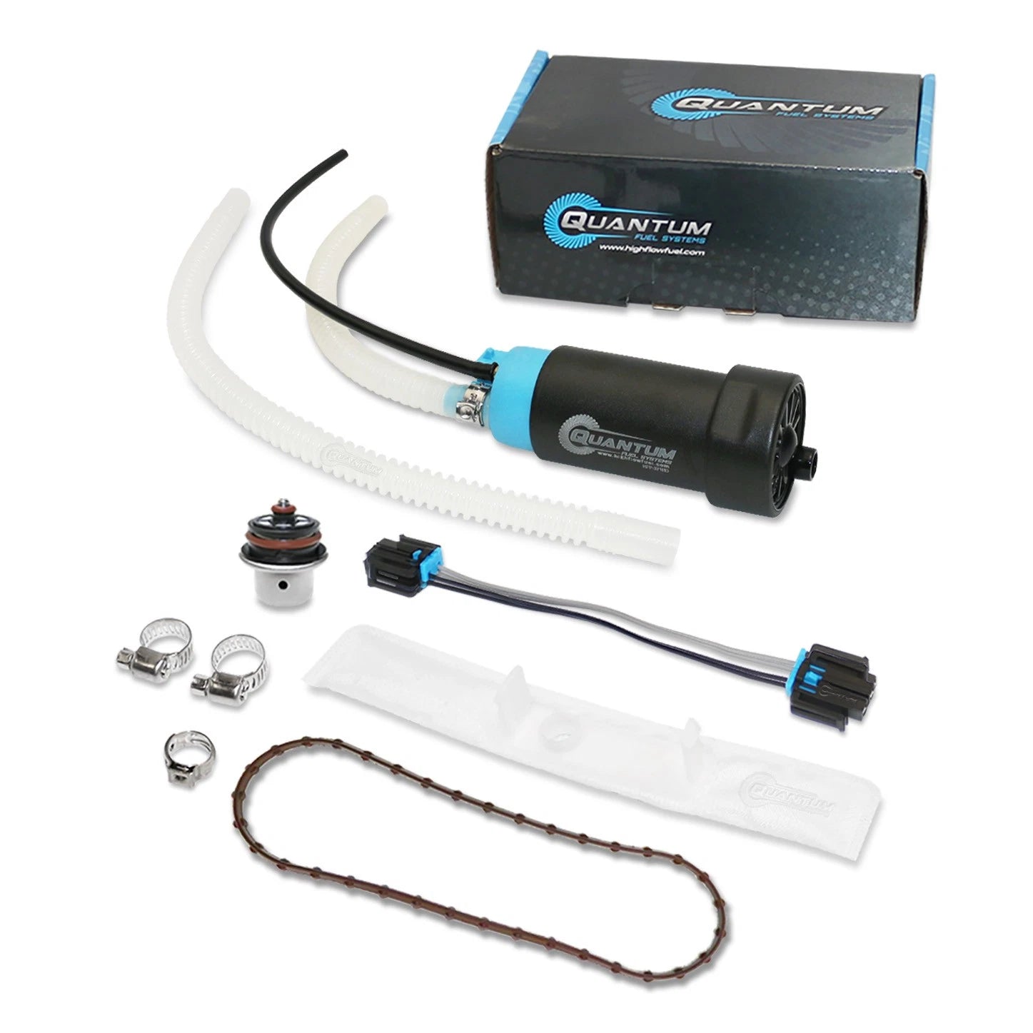 QFS Fuel Pump + Regulator + Strainer for Harley Davidson FLHT/P/R/C (2008–2024)