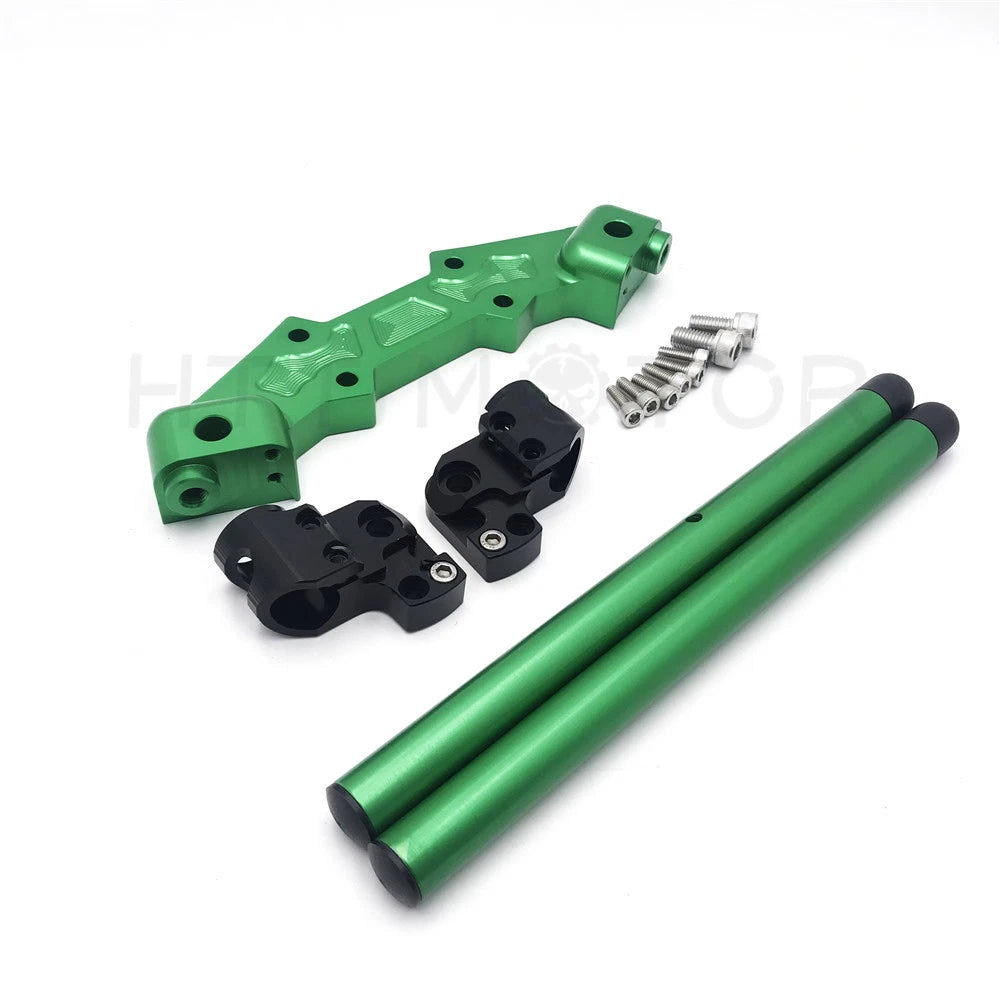 CNC Clipon Adapter Plate & 22mm Handlebar Kit for Kawasaki Z800 (2013–2018)