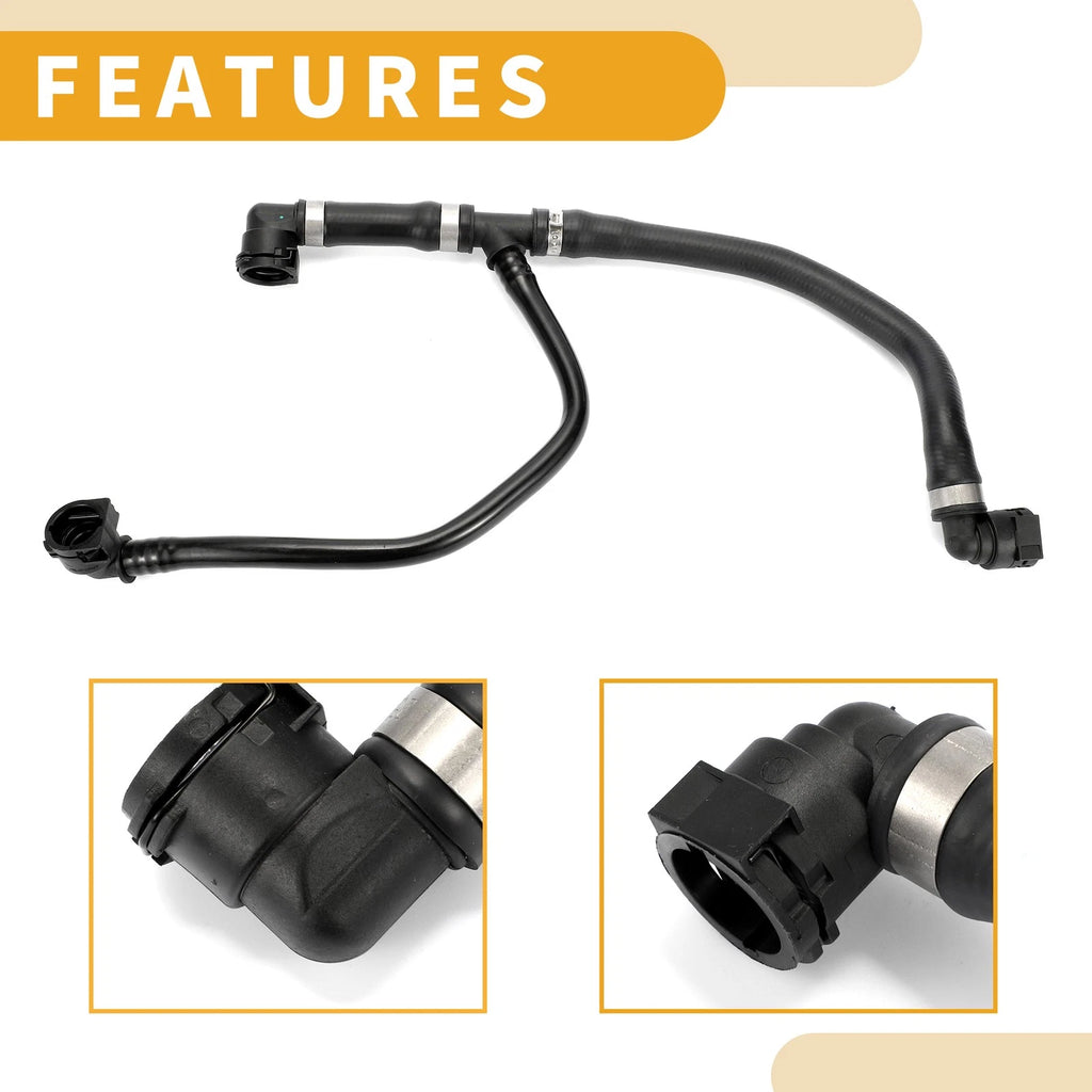 Radiator Hose for BMW 230i (2017–2021) No. 17128616914 Rubber Black