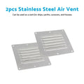 Rectangular Air Vent for Caravan Boat Wall Eave