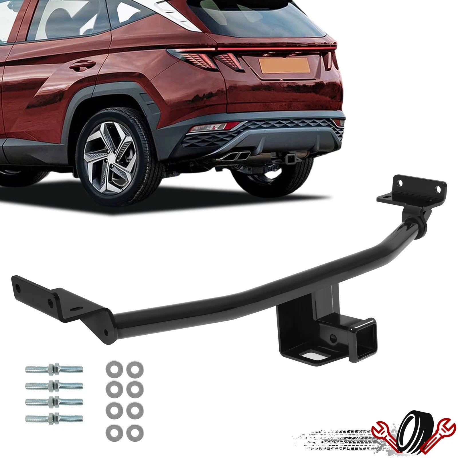 Class 3 Trailer Hitch Receiver for Hyundai Tucson (2016–2021) 2"