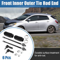 Set of 6 Tie Rod End Links with Boot for Toyota Matrix (2003–2008)