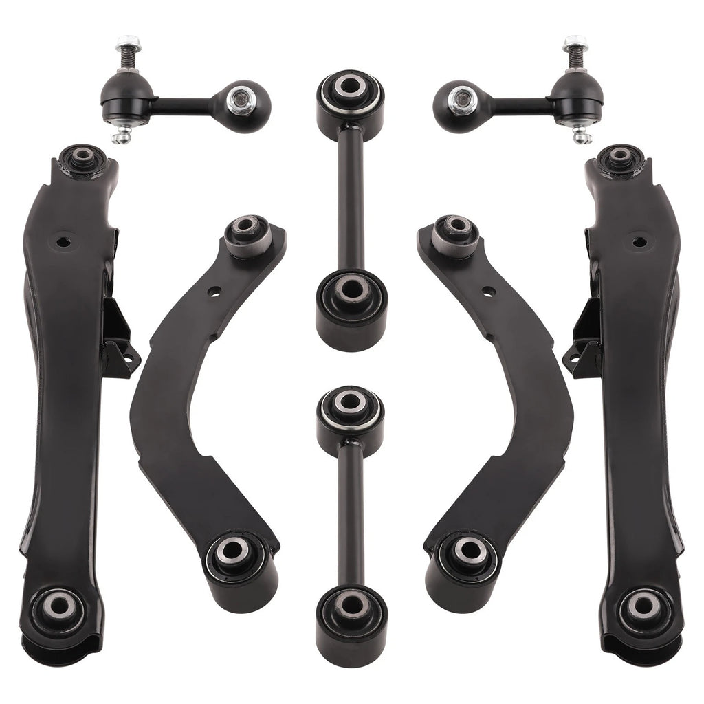 8pc Rear Upper Lower Control Arms Lateral Links for Dodge Caliber (2007–2012)