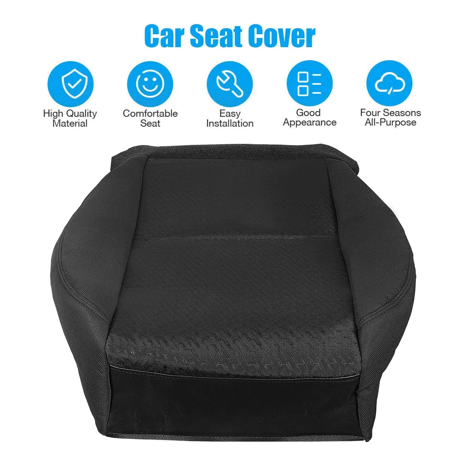 Drivers Seat Cover Bottom for Chevy Silverado GMC Sierra Tahoe (2007-2014)