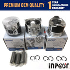 Overhaul Rebuild Kit for Yanmar John Deere XUV85 UTV Gator 855D (3TNV70, 3TNV70-B)