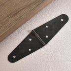 Set of 4 Black Oval Hinges for Toolbox Cabinet Door