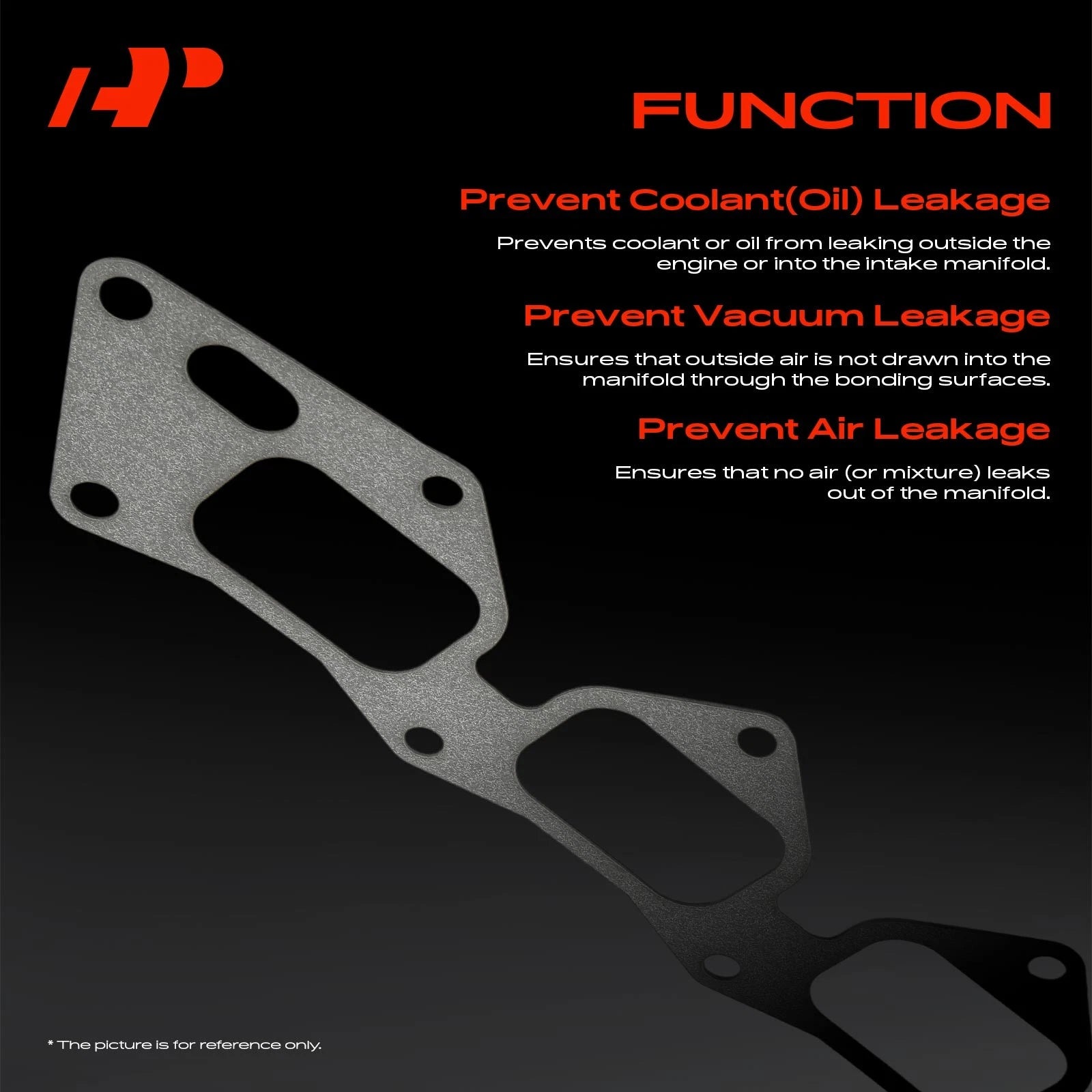 Intake Manifold Gasket for Hyundai Elantra, Mitsubishi Mirage