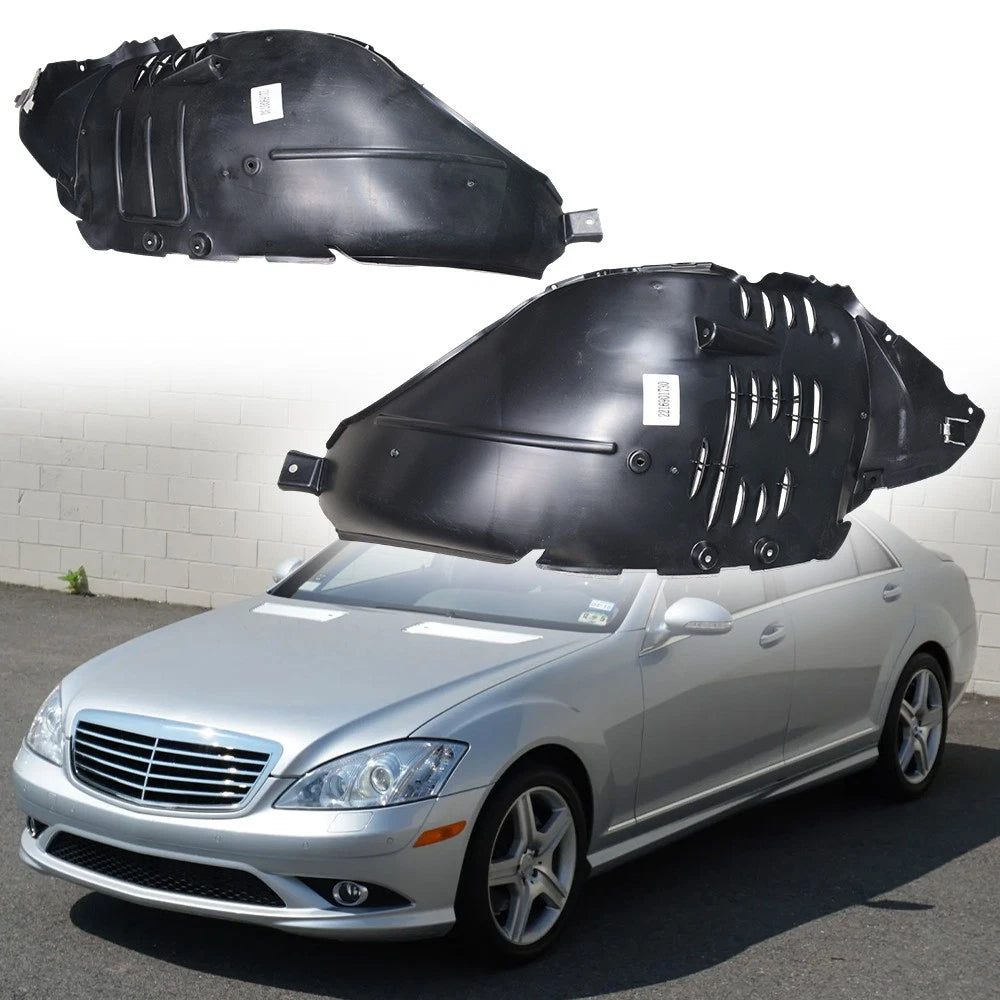 Set of 2 Inner Fender Liners for Mercedes-Benz S550 (2007–2011)