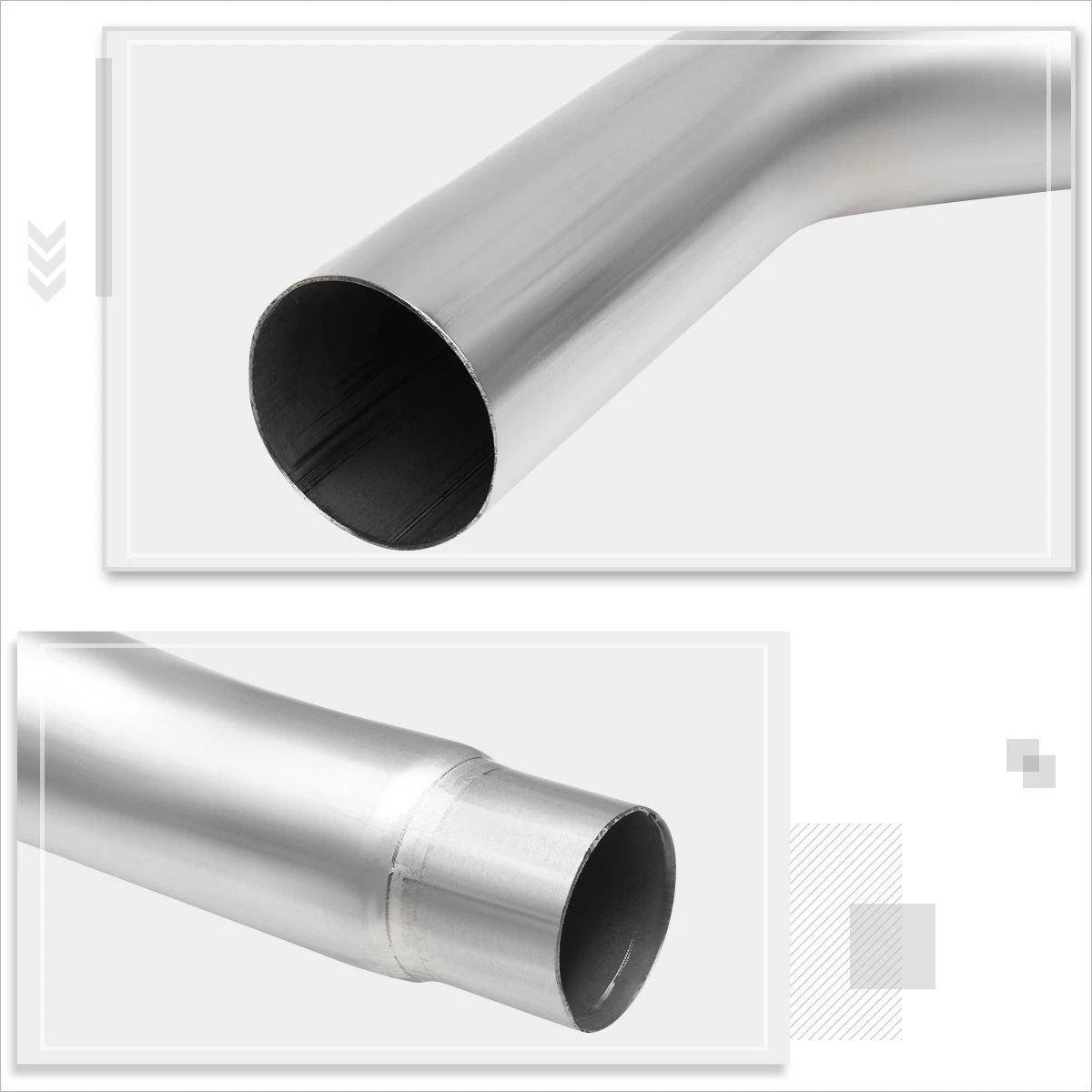3"OD In/Outlet Aluminized Catback Muffler Exhaust System for Titan (2004–2006)