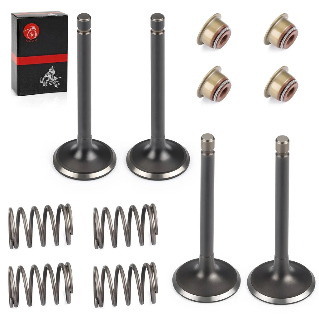 Intake Exhaust Valve Kit & Seals Spring for EZGO Gas Golf Cart (1996–2026)