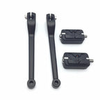 2X Hawk Groove Shifter Pegs for Harley FL Softail Touring Trike (N/A)