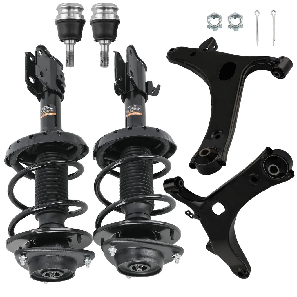 Front Struts w/ Coil Springs Control Arms for Subaru Impreza (2008–2011)