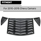 Rear & Side Window Louvers Cover for Chevy Camaro (2010–2015)