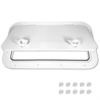 Boat Hatch Access Lid for Marine (23-1/2" x 13-5/8", Off-White)