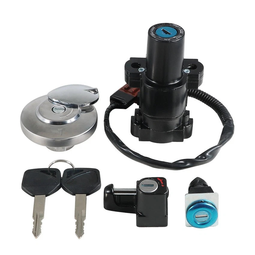 Ignition Key Switch and Fuel Tank Cap Set for Honda CB400SS (2004–2009)