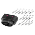 Set of 1 No.1J0973737A Headlight 14 Pin Plug Female Connectors for VW Audi