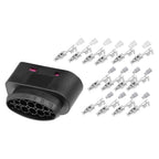 Set of 1 No.1J0973737A Headlight 14 Pin Plug Female Connectors for VW Audi
