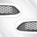 Front Upper Center Bumper Grille with Chrome Trim for Ford Focus (2015-2018)