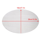 Oval Blank Aluminum Alloy License Plate for Motorcycle (2018)