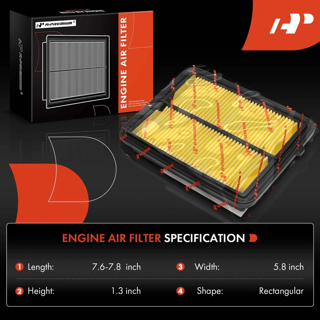 Engine Air Filter for Nissan Versa (2020–2024) Kicks (2017–2024) L4 1.6L