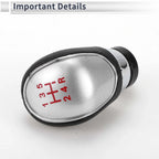5 Speed Shift Knob for Ford Focus MK2 (2005–2011) Red Silver Tone Black