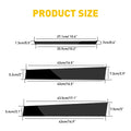 6x Glossy Pillar Posts Door Trim Cover Stickers for Toyota Corolla (2014–2018)